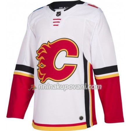 Calgary Flames Dresy Blank Adidas Bílá Authentic - Pánské Calgary Flames Dresy Blank Adidas Bílá Authentic - Pánské